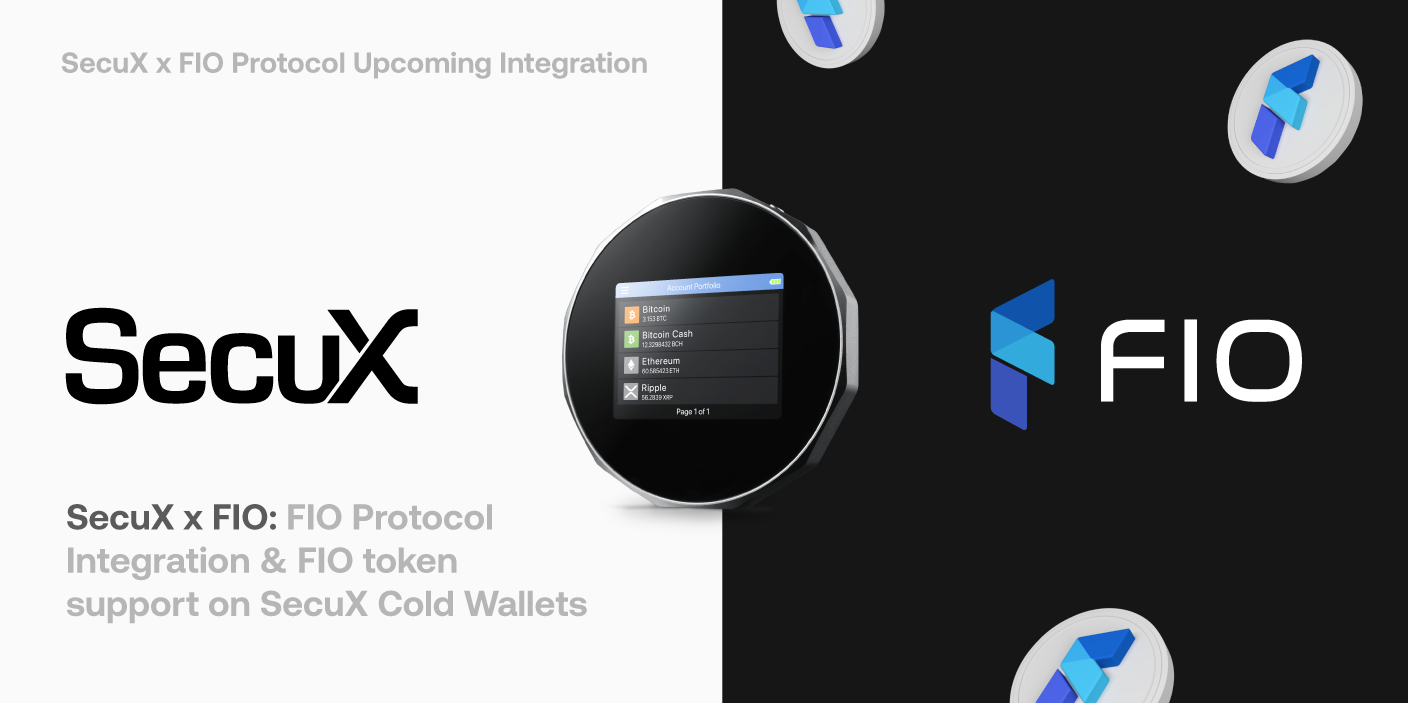 FIO Partners With SecuX | SecuX Hardware Wallet