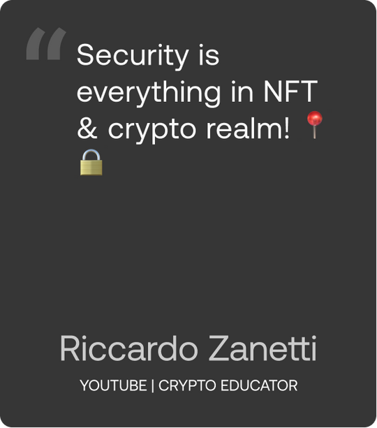 Riccardo Zanetti SecuX Nifty Unboxing Video