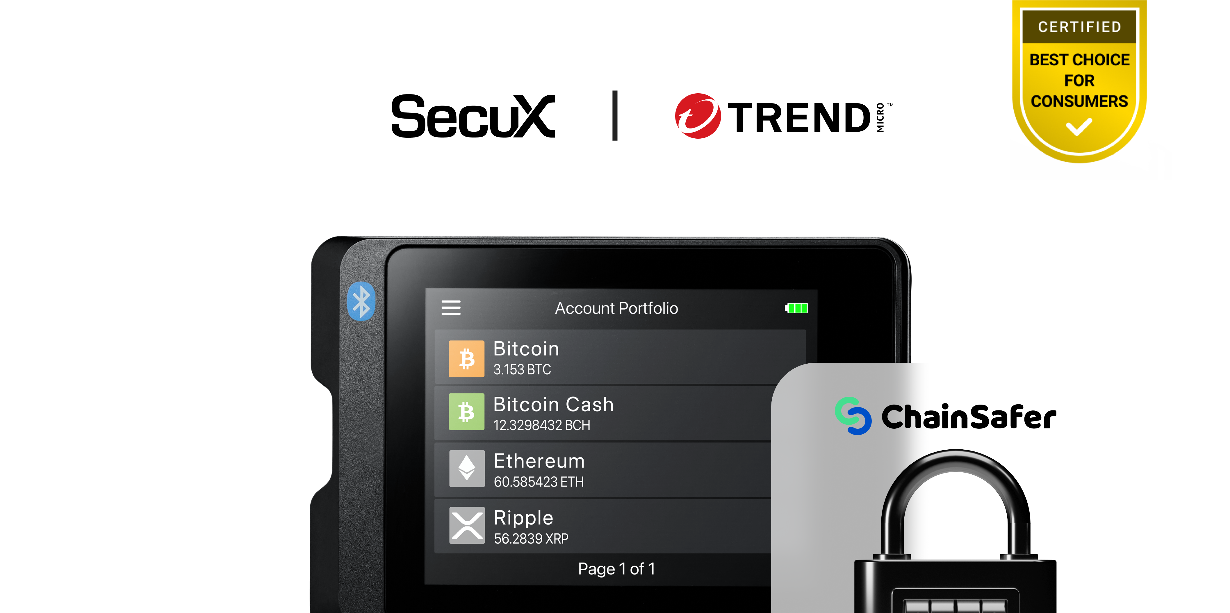 SecuX W20 X Trend Micro - Superior Security Meets Unparalleled Versatility