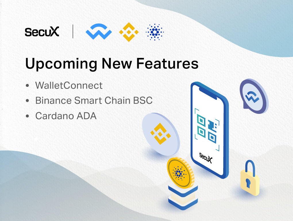 SecuX announces upcoming new features | Product Updates