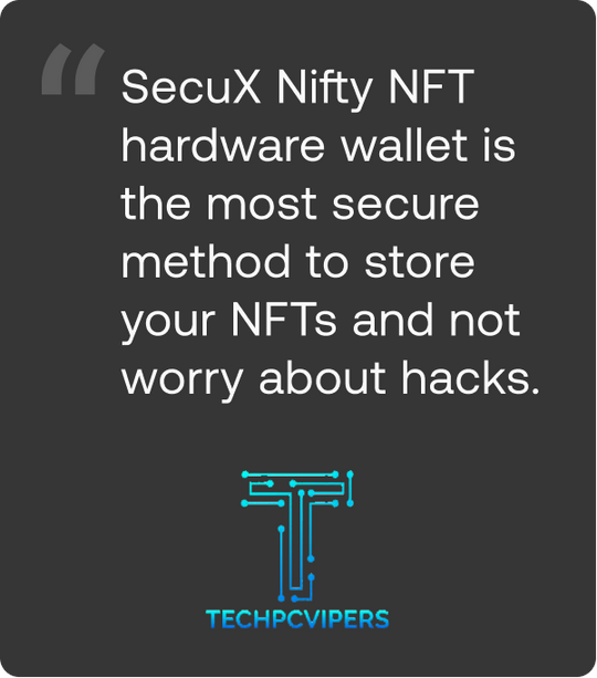 TechPcVipers SecuX Nifty Review