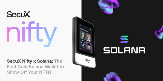 The First Cold Solana Wallet to Show Off Your NFTs!