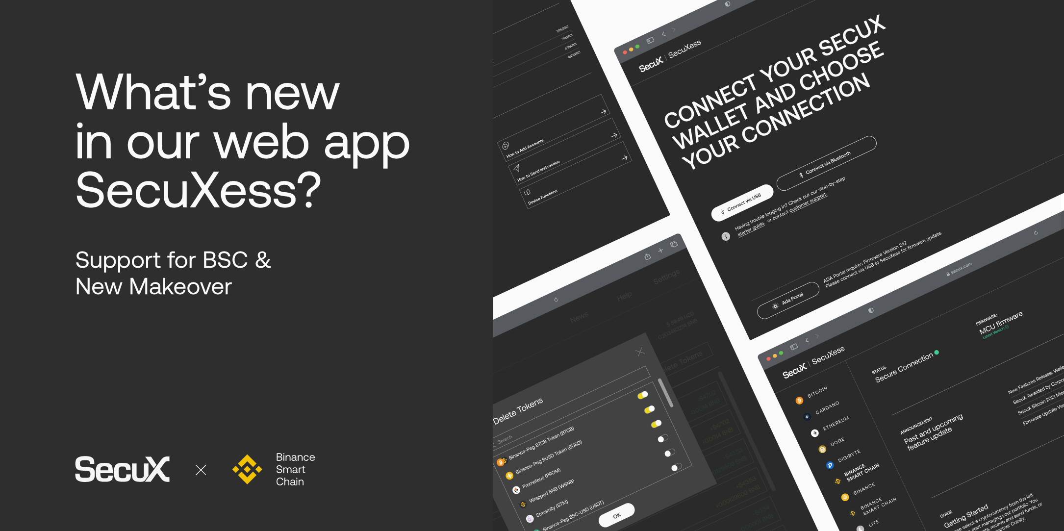 What’s new in our web app SecuXess | SecuX Hardware Wallet
