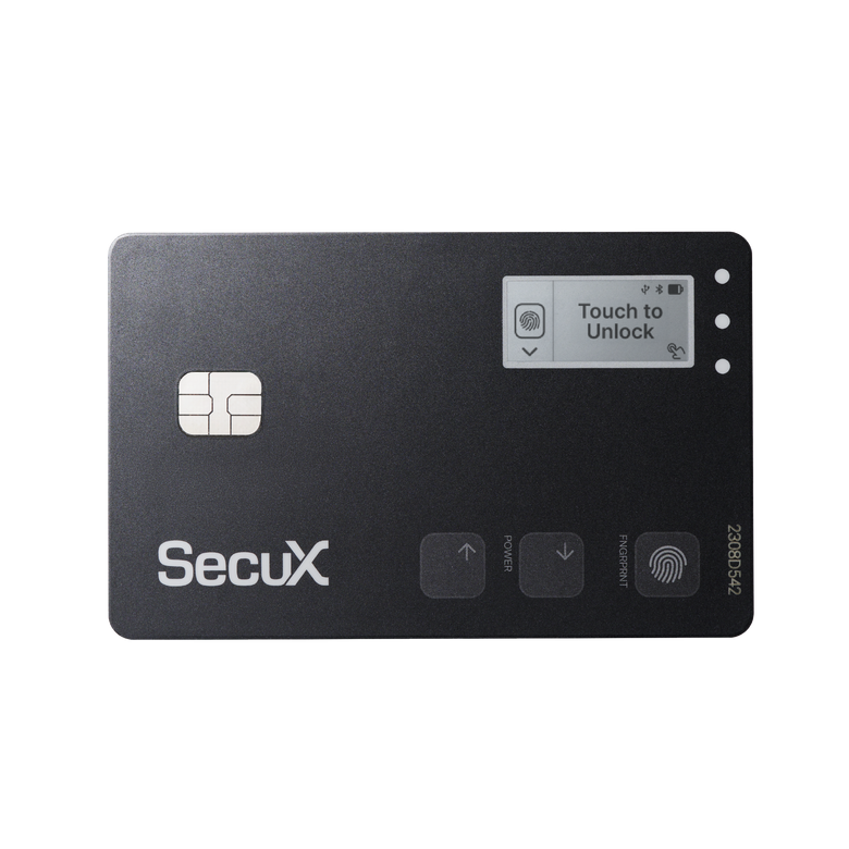 SecuX Shield BIO Hardware Wallet for Crypto and NFT | Best Cold Wallet