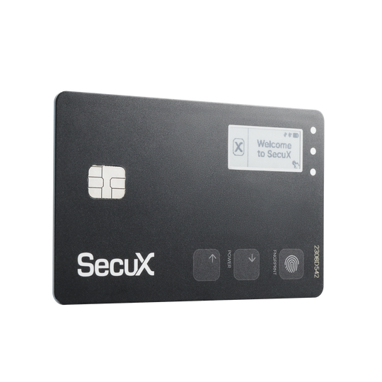 SecuX Shield BIO Hardware Wallet for Crypto and NFT Best Cold Wallet
