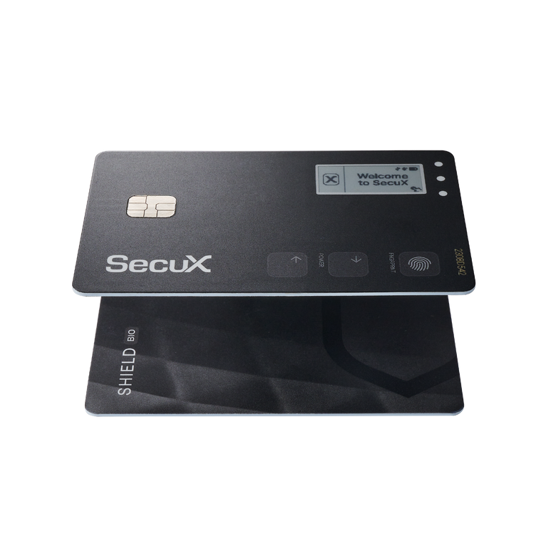 SecuX Shield BIO Hardware Wallet for Crypto and NFT | Best Cold Wallet