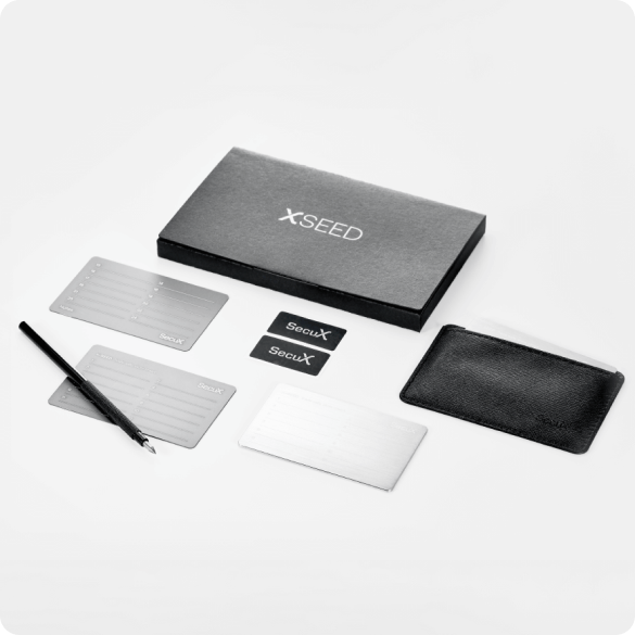X-SEED Secure Metal Seed Phrase Storage | SecuX Official Shop X-SEED Secure Metal Seed Phrase Storage | SecuX Official Shop